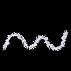 Northlight 9' X 14" White Canadian Pine Artificial Christmas Garland, Unlit