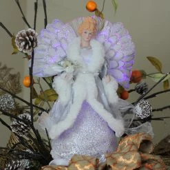 Northlight 13" Gray And Silver Lighted Fiber Optic Angel In Gown Christmas Tree Topper - Multicolor Lights 5 Northlight 13" Gray And Silver Lighted Fiber Optic Angel In Gown Christmas Tree Topper - Multicolor Lights -Wreaths & Garland shop 3ejs52f1ybva0m6arsfrutcpxnzdbwda 25034.1588415550