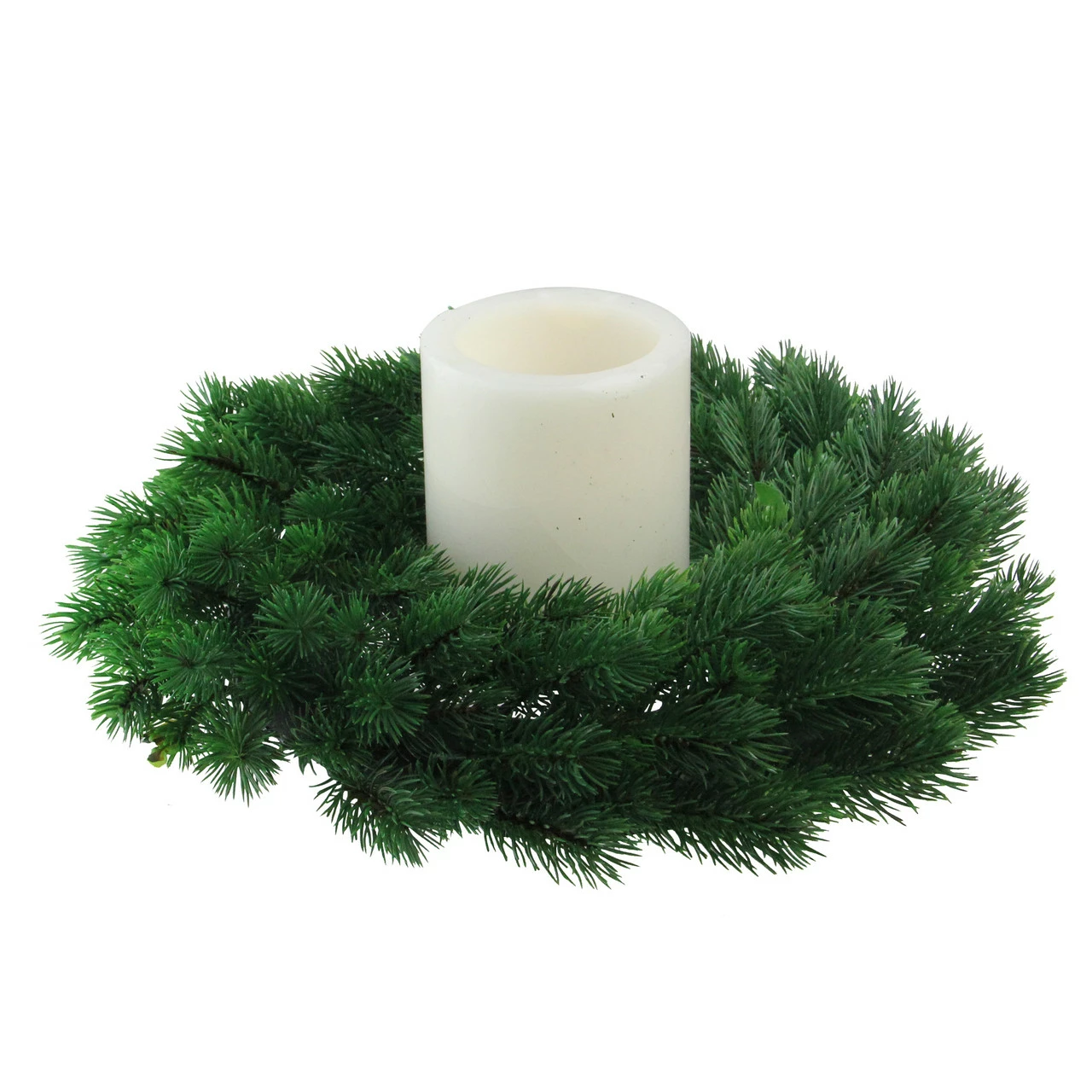 Northlight Green Pine Artificial Christmas Wreath - 16-Inch, Unlit 2 Northlight Green Pine Artificial Christmas Wreath - 16-Inch, Unlit - Image 2