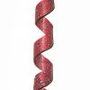 Pacific Rim 3' Red And Black Twisted Bandana Paisley Christmas Garland - Unlit