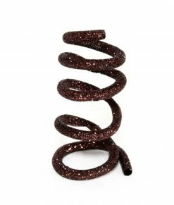 Melrose 30' X 0.4" Brown Glitter Enchanted Forest Wired Tube Artificial Christmas Garland - Unlit