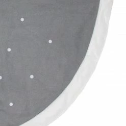 Dyno 48" Gray And White Traditional Happy Santa Christmas Tree Skirt -Wreaths & Garland shop dyno202487220 1b 21077.1638200922