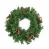 Northlight Iced Mixed Pine And Berry With Pine Cone Artificial Christmas Wreath - 24-Inch, Unlit