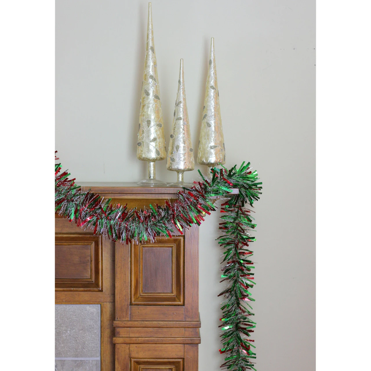 Northlight 12' X 4" Snowblush Wide Cut Artificial Christmas Garland - Unlit 3 Northlight 12' X 4" Snowblush Wide Cut Artificial Christmas Garland - Unlit - Image 3