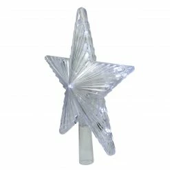 Hofert 9.5" Lighted Color Changing 5 Point Star Tree Topper - White And Blue LED Lights -Wreaths & Garland shop hofert 1980b 1 06371.1588406382