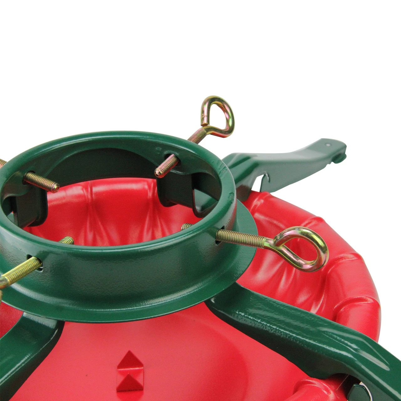 Christmas Central 28' Green And Red Real Live Christmas Tree Stand 3 Christmas Central 28' Green And Red Real Live Christmas Tree Stand - Image 3