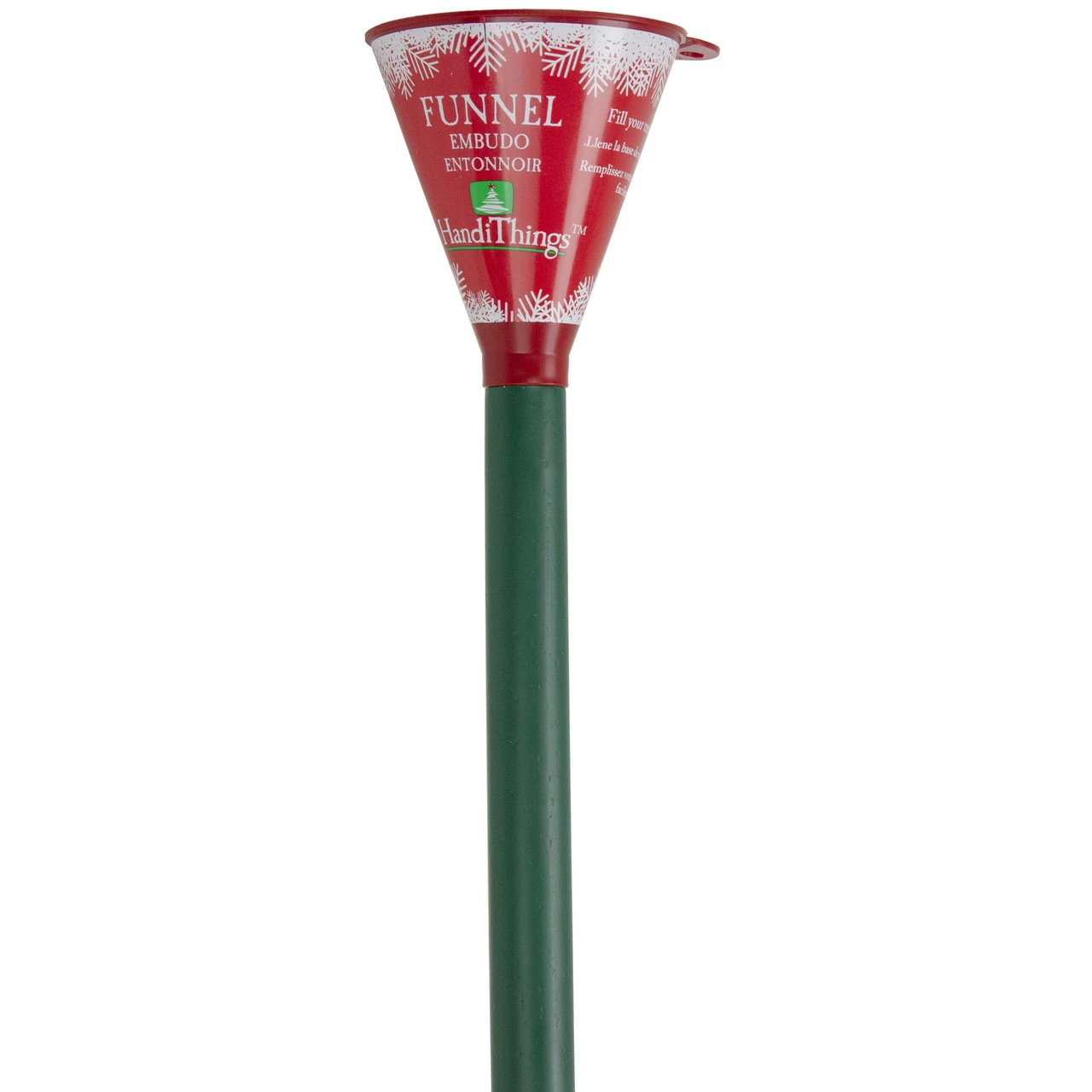 Jack Post 39" Green And Red Christmas Tree Watering Funnel 2 Jack Post 39" Green And Red Christmas Tree Watering Funnel - Image 2