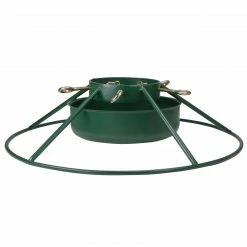 Jack Post 25" Green Christmas Tree Stand For Real Live Trees Up To 12' Tall