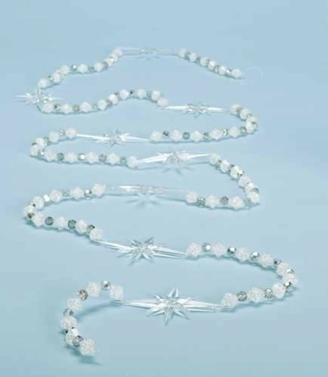 Roman 9' X 1" Beaded Star Of Bethlehem Artificial Christmas Garland - Unlit 1 Roman 9' X 1" Beaded Star Of Bethlehem Artificial Christmas Garland - Unlit