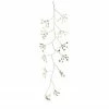 KSA 6' Pre-Lit White Bark Artificial Christmas Garland - Warm White LED Lights
