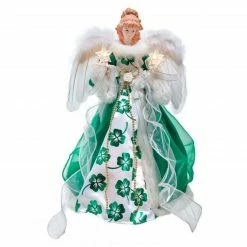 KSA 16" Lighted Irish Angel Christmas Tree Topper