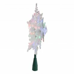 Kurt Adler 15" Lighted Three Dimensional Star Christmas Tree Topper - Multi Colored Lights -Wreaths & Garland shop ksa ad2808 1 14466.1611893447
