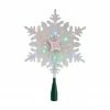 Kurt Adler 15" Lighted Three Dimensional Star Christmas Tree Topper - Multi Colored Lights