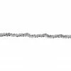Kurt Adler 9' Twisted Iridescent And Silver Beaded Christmas Garland - Unlit