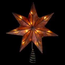 Kurt Adler 10" Lighted Pink Star Christmas Tree Topper - Clear Lights -Wreaths & Garland shop ksa ul3153 4 40886.1665174042