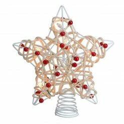 Kurt Adler 12 Lighted White Birch Berry Star Christmas Tree Topper - Clear Lights 5 Kurt Adler 12 Lighted White Birch Berry Star Christmas Tree Topper - Clear Lights -Wreaths & Garland shop ksa ul4295 3 07639.1602121887
