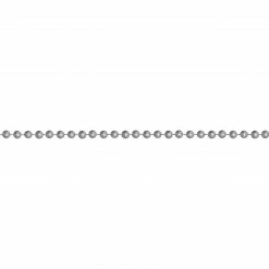 St. Nick's Choice Metallic Celestial Silver Lame' Beaded Christmas Garland 15' X 6mm