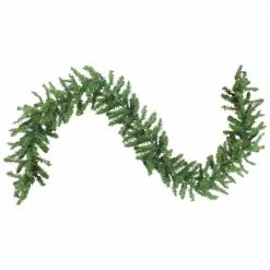 Northlight 9' X 12" Pre-Lit Canadian Pine Artificial Christmas Garland - Multi Lights