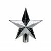 Mr. Christmas 11.5" Lighted Silver Kaleidoscope Star Christmas Tree Topper - Cool White Lights