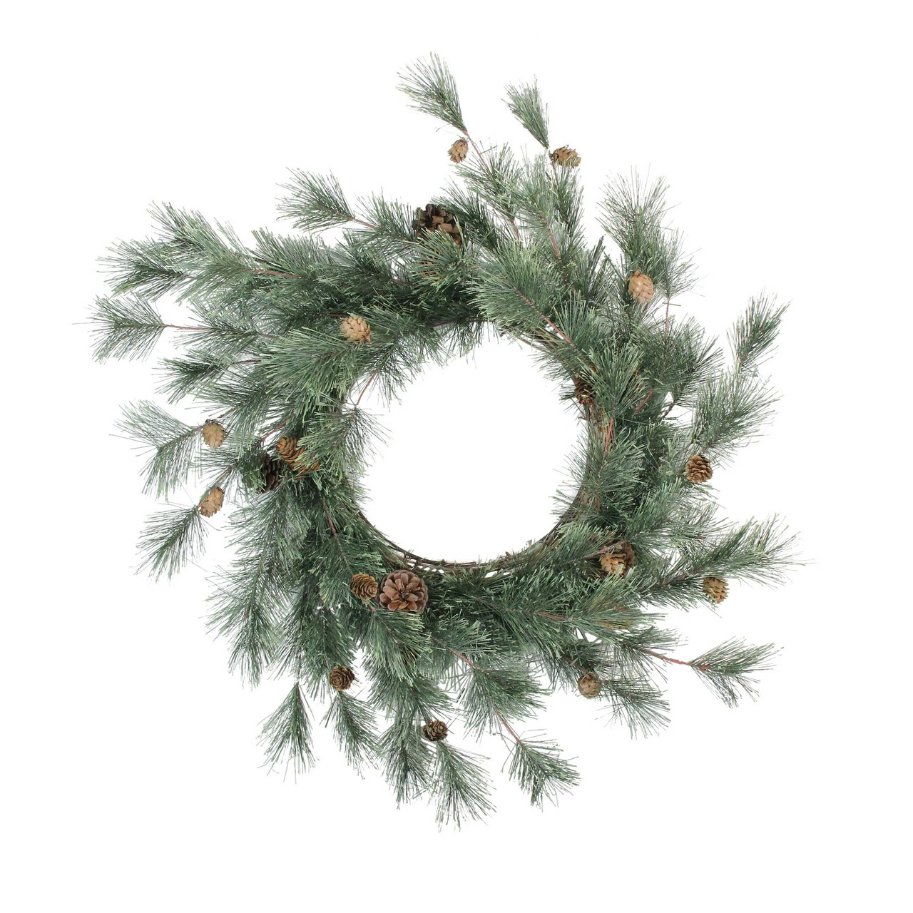 Napco Mixed Pine Cones Artificial Christmas Wreath - 26-Inch, Unlit 2 Napco Mixed Pine Cones Artificial Christmas Wreath - 26-Inch, Unlit - Image 2