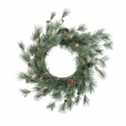 Napco Mixed Pine Cones Artificial Christmas Wreath - 26-Inch, Unlit