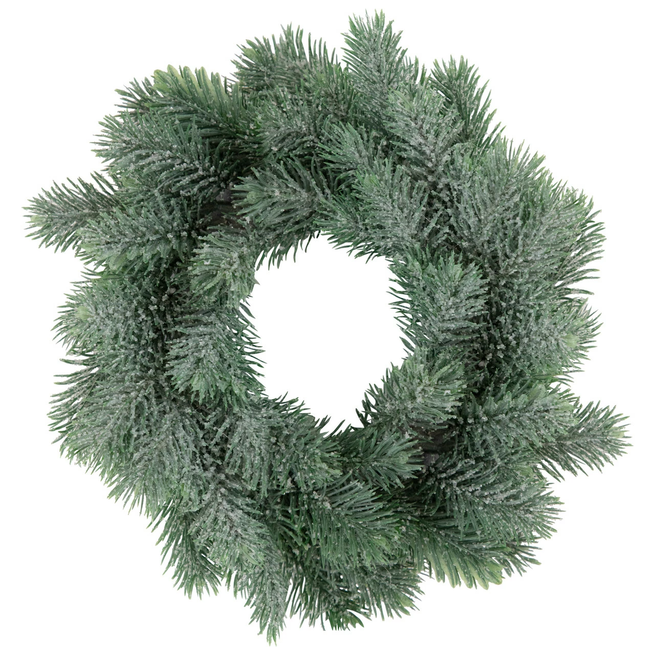 Northlight 10" Frosted Pine Traditional Christmas Wreath 1 Northlight 10" Frosted Pine Traditional Christmas Wreath