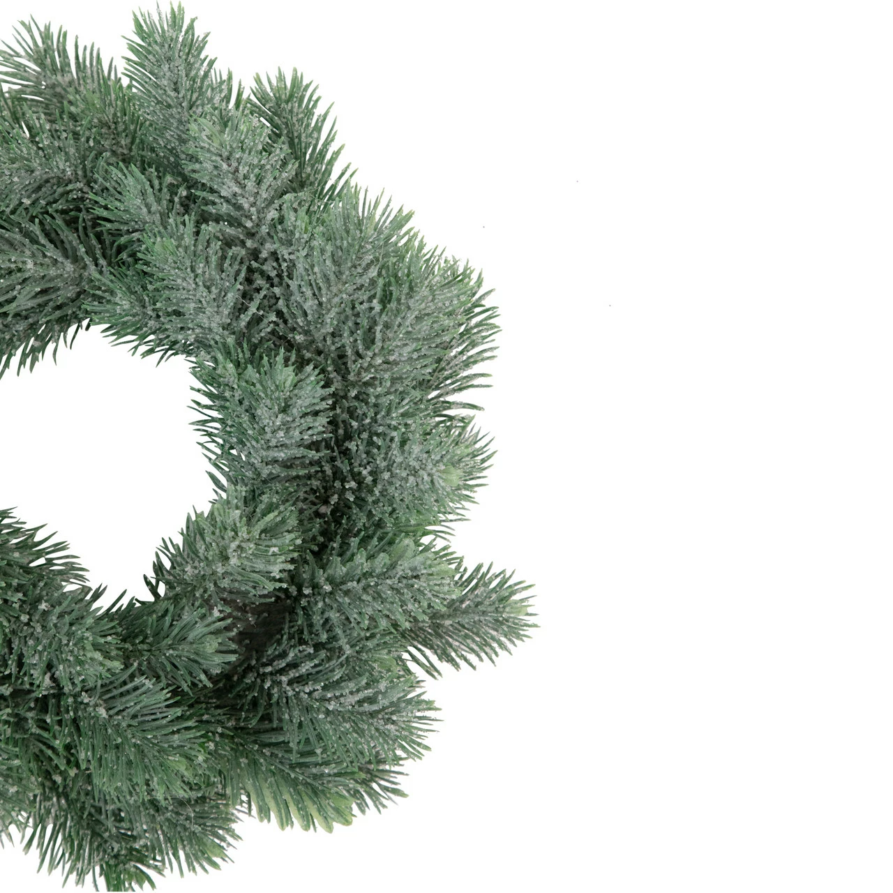 Northlight 10" Frosted Pine Traditional Christmas Wreath 4 Northlight 10" Frosted Pine Traditional Christmas Wreath - Image 4