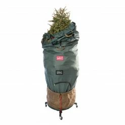 Northlight Large Adjustable Upright Christmas Tree Protective Storage Bag W/ 2 Way Rolling - Hold Up To 9' Trees -Wreaths & Garland shop northlight tk 10106 01 88359.1665610748