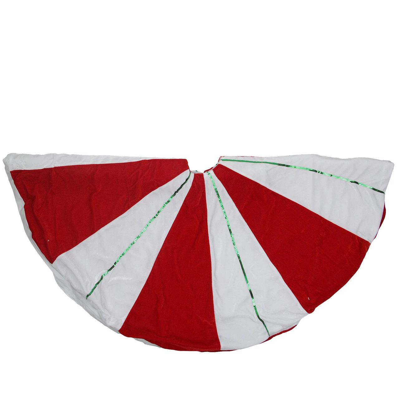 Northlight 48" Red And White Peppermint Twist Stripes Christmas Tree Skirt 1 Northlight 48" Red And White Peppermint Twist Stripes Christmas Tree Skirt