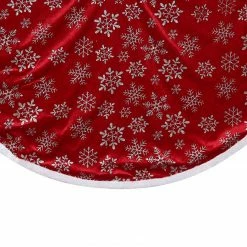 Northlight 48" Red And White Snowflake Christmas Tree Skirt With A White Border 5 Northlight 48" Red And White Snowflake Christmas Tree Skirt With A White Border -Wreaths & Garland shop northlight20n90775 94901.1638203369