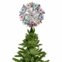Northlight 7" Pre-Lit Silver Snowflake Starburst Christmas Tree Topper - Clear Lights 7 Northlight 7" Pre-Lit Silver Snowflake Starburst Christmas Tree Topper - Clear Lights -Wreaths & Garland shop northlight20nl02629b 15444.1638203361