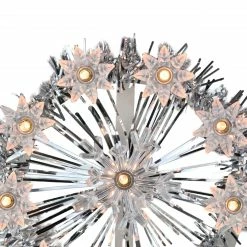 Northlight 7" Silver Pre-Lit Snowflake Starburst Christmas Tree Topper - Clear Lights 7 Northlight 7" Silver Pre-Lit Snowflake Starburst Christmas Tree Topper - Clear Lights -Wreaths & Garland shop northlight20nl02630 18221.1649952849