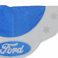 Northlight 45.5" Blue And White Ford Scalloped Christmas Tree Skirt -Wreaths & Garland shop northlight20nl03997 67511.1638200615
