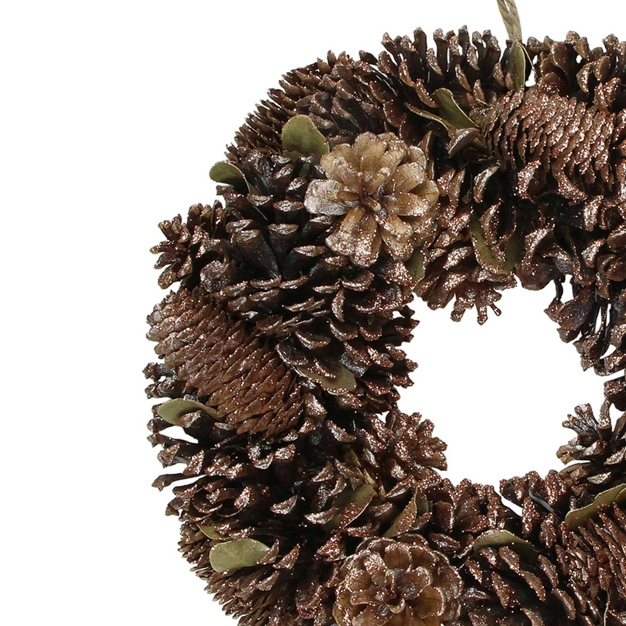 Northlight Brown Assorted Pine Cone Wooden Christmas Wreath - 13-Inch, Unlit 3 Northlight Brown Assorted Pine Cone Wooden Christmas Wreath - 13-Inch, Unlit - Image 3