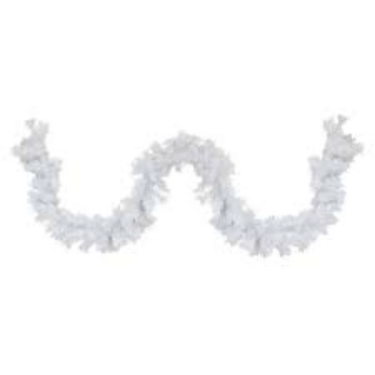 Northlight 9' X 14" White Canadian Pine Artificial Christmas Garland, Unlit 3 Northlight 9' X 14" White Canadian Pine Artificial Christmas Garland, Unlit - Image 3