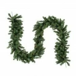 Northlight 9' X 10" Green Pre-Lit Battery Operated LED Pine Artificial Christmas Garland - Multi Lights -Wreaths & Garland shop northlight20v15824 03 74970.1665611639