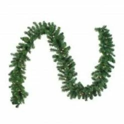 Northlight 9' X 10" Pre-Lit LED Canadian Pine Artificial Christmas Garland - Multi Lights -Wreaths & Garland shop northlight20v15825 04 98430.1599787103
