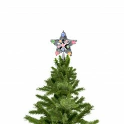 Northlight 9" Lighted Silver Star Christmas Tree Topper - Multicolor Lights 7 Northlight 9" Lighted Silver Star Christmas Tree Topper - Multicolor Lights -Wreaths & Garland shop northlight20ys27535b 16480.1664726076