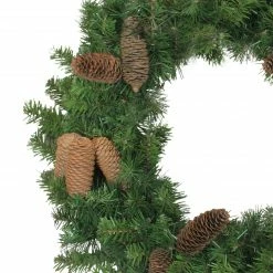 Northlight Dakota Red Pine Artificial Christmas Wreath With Pine Cones - 24-Inch, Unlit -Wreaths & Garland shop northlight20z99419 86206.1644973045
