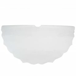 Northlight 38" White Scalloped Edge Christmas Tree Skirt