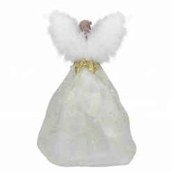 Northlight 10" Champagne Angel Christmas Tree Topper, Unlit -Wreaths & Garland shop northlight 7403 2 93024.1603418419