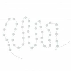 Northlight 9' White Plush Snowball Christmas Garland -Wreaths & Garland shop northlight da92493 2 87839.1665611638