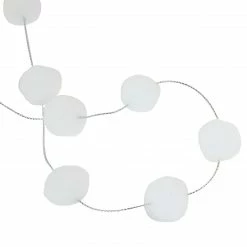 Northlight 9' White Plush Snowball Christmas Garland -Wreaths & Garland shop northlight da92493 4 84650.1665611638