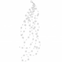 Northlight 4' White Plush Snowball Christmas Garland