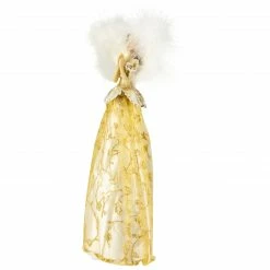 Northlight 10" Gold And White Angel Christmas Tree Topper, Unlit 8 Northlight 10" Gold And White Angel Christmas Tree Topper, Unlit -Wreaths & Garland shop northlight e27404 3updated 87067.1640647156