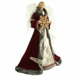 Northlight 18" Lighted Red And Gold Angel In A Dress Christmas Tree Topper - Warm White Lights 8 Northlight 18" Lighted Red And Gold Angel In A Dress Christmas Tree Topper - Warm White Lights -Wreaths & Garland shop northlight e90901 2new 54907.1666942999