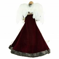 Northlight 18" Lighted Red And Gold Angel In A Dress Christmas Tree Topper - Warm White Lights 9 Northlight 18" Lighted Red And Gold Angel In A Dress Christmas Tree Topper - Warm White Lights -Wreaths & Garland shop northlight e90901 4new 74718.1666942999