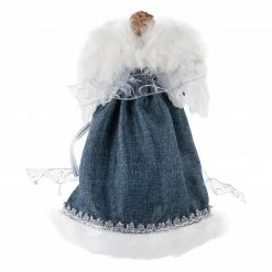Northlight 14" Blue Angel With Lighted Tree Christmas Tree Topper 7 Northlight 14" Blue Angel With Lighted Tree Christmas Tree Topper -Wreaths & Garland shop northlight e94091 4 68893.1664379037