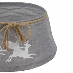Northlight 22" Gray With White Reindeer Christmas Tree Collar 5 Northlight 22" Gray With White Reindeer Christmas Tree Collar -Wreaths & Garland shop northlight ff92080 4 03493.1663513792