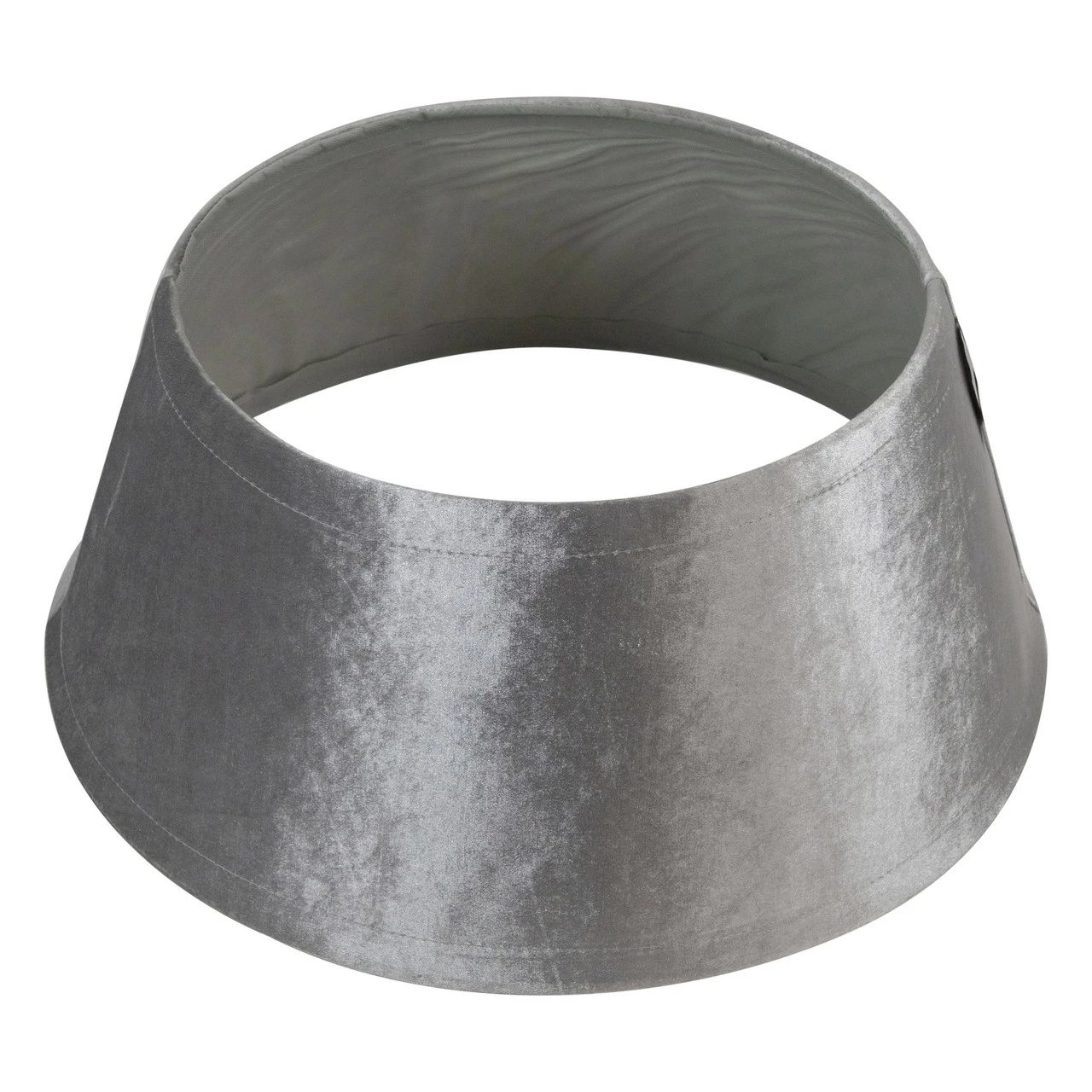 Northlight 22" Silver Velvet Christmas Tree Collar 3 Northlight 22" Silver Velvet Christmas Tree Collar - Image 3